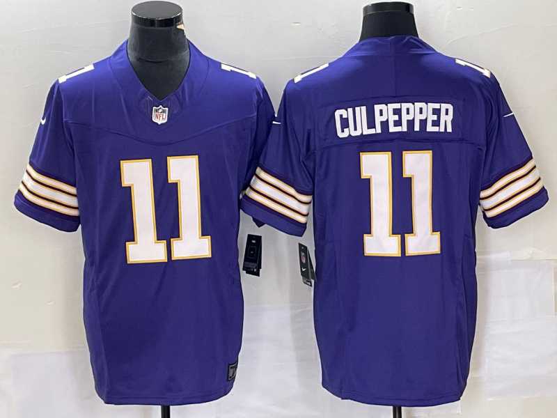 Men's Minnesota Vikings #11 Daunte Culpepper Purple 2023 FUSE Vapor Limited Throwback Stitched Jersey,We sell and wholesale Men's Minnesota Vikings #11 Daunte Culpepper Purple 2023 FUSE Vapor Limited Throwback Stitched Jersey on line form chian!